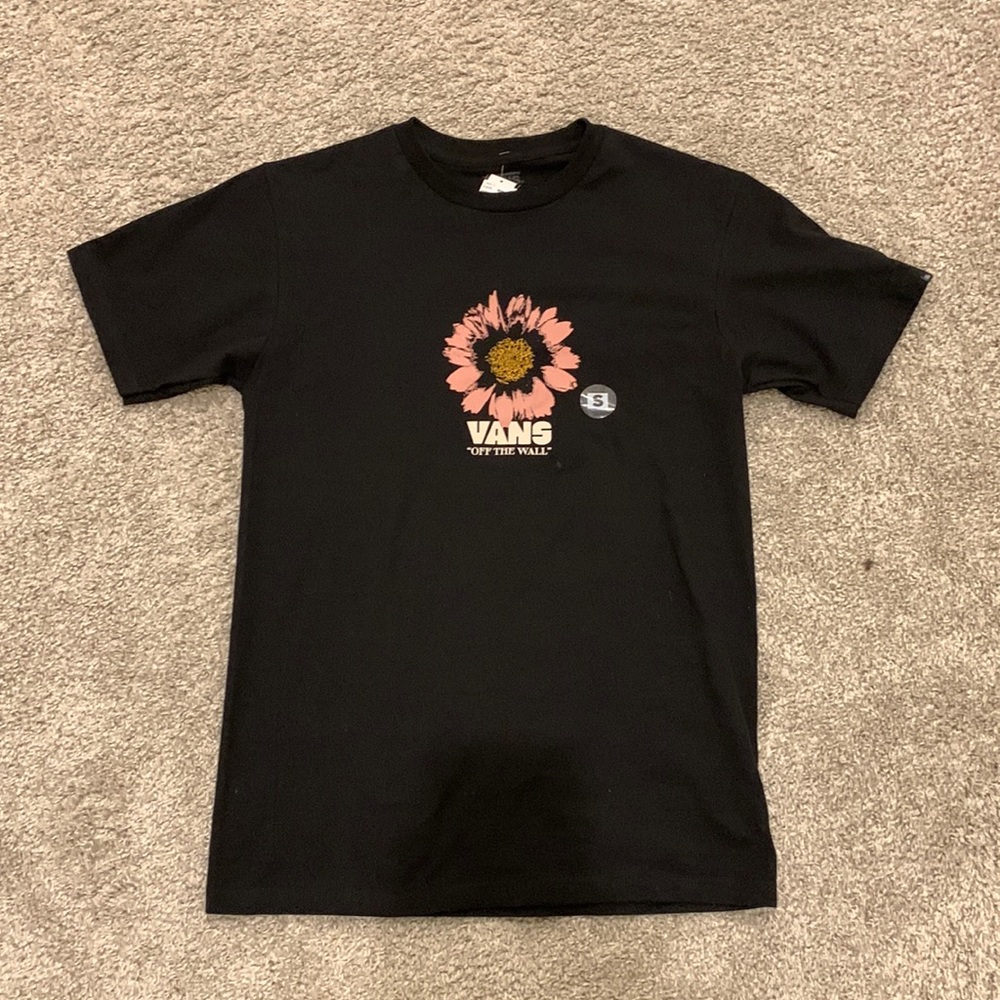 NWT VANS FLOWER “OFF THE WALL” TEE